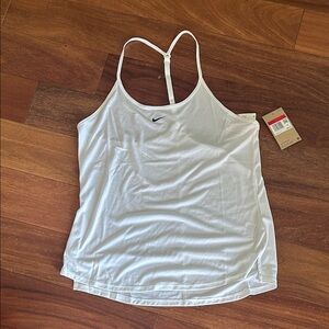 Nike Women's White Tank Top - Size L -NWT